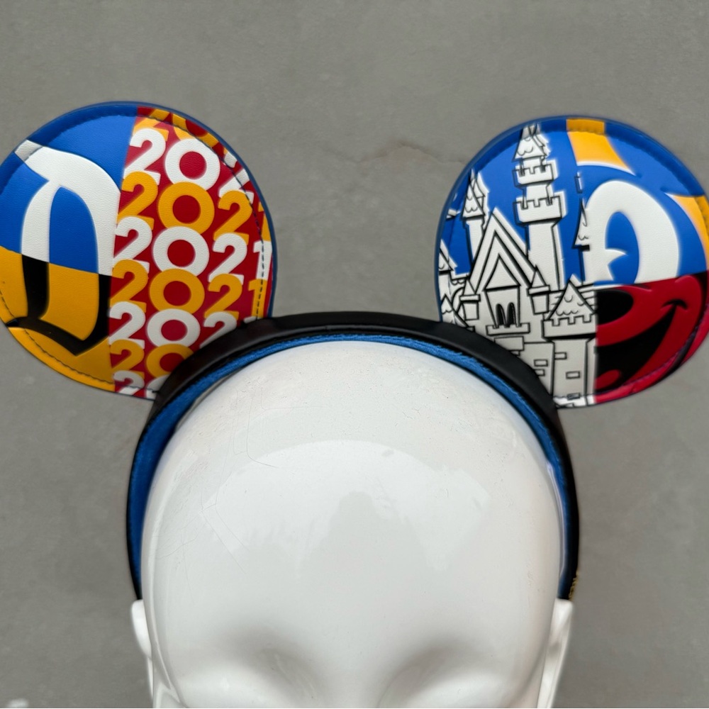 Disney Blue and Yellow Mickey Mouse Ears Headband